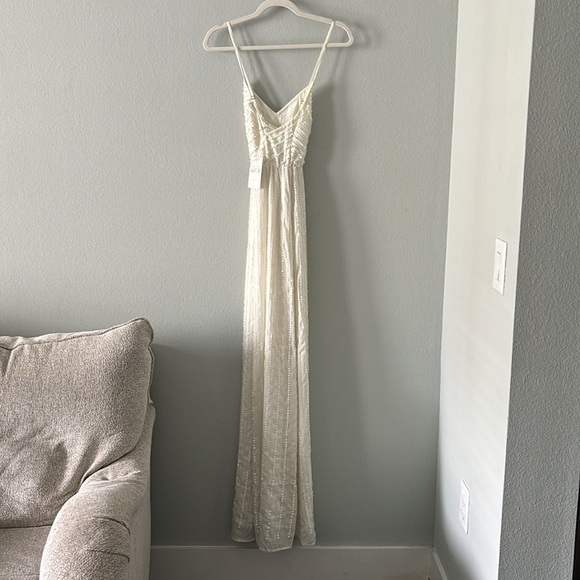 Show Me Your Mumu Gala Gown in White Beaded NWT - Picture 4 of 10